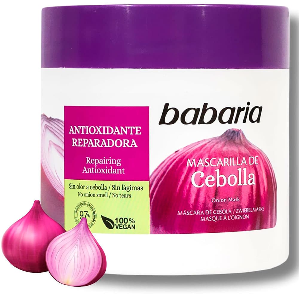 Anúncio: Máscara de Cebola Babaria Antioxidante Reparadora