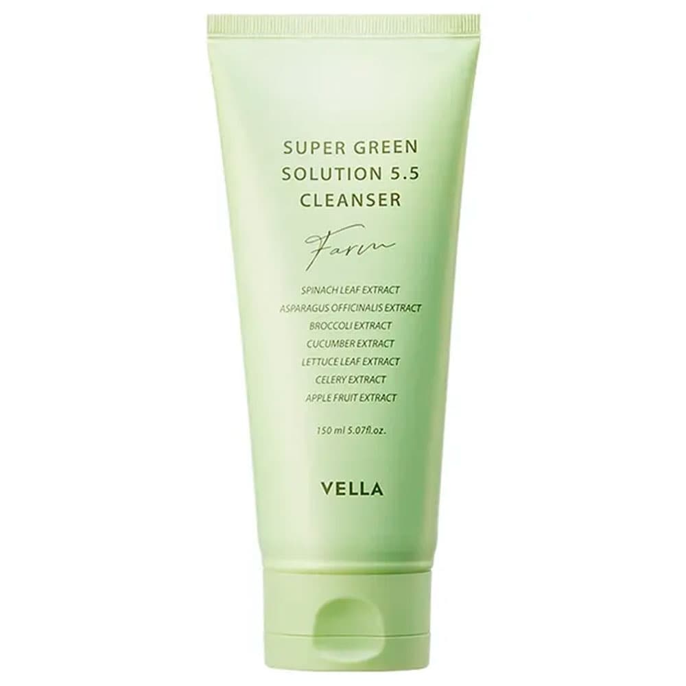 Anúncio: Sabonete Facial Vella Super Green Solution 5.5 Cleasing Foam 150ML