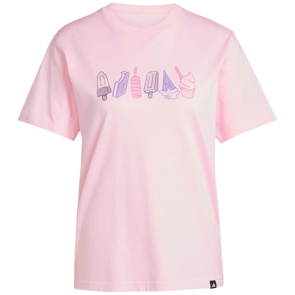 Anúncio: Camiseta adidas Feminino W L Food Tee L True Pink – JN8272