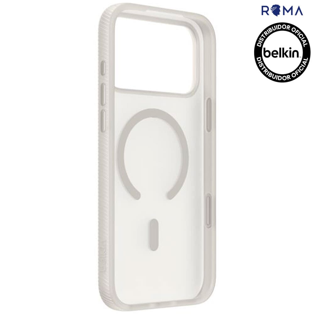 Anúncio: Case Belkin iPhone 17 Pro Max SheerForce Grip Candy Areia – MSA036FQSA