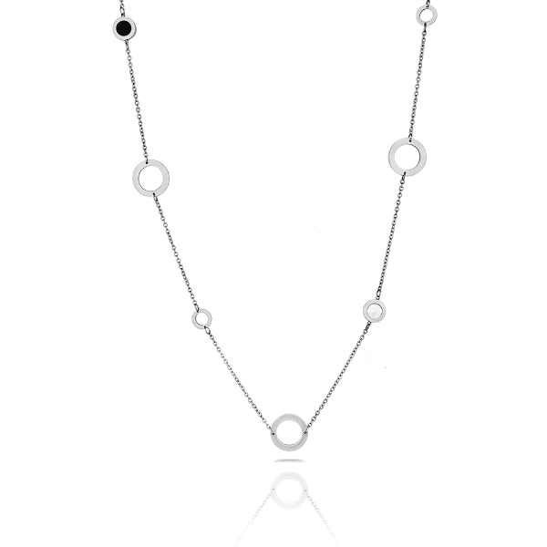 Anúncio: Colar Feminino Freelook FRJ.3.6003-1 feito de aço inoxidável - Prata