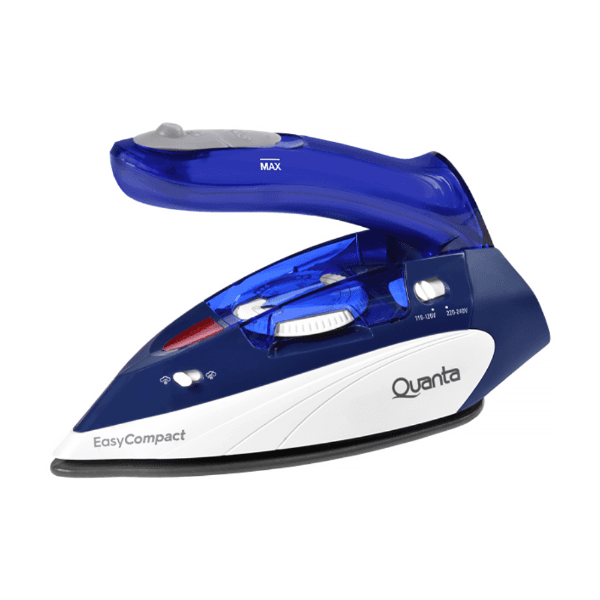 Anúncio: Ferro a Vapor Quanta Easy Compact QTFVV10 até 1.100 watts Antiaderente Bivolt - Azul / Branco