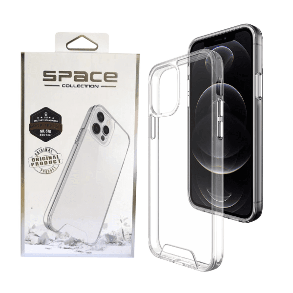 Anúncio: Capa de Silicone Space para iPhone 13 Pro Max - Transparente