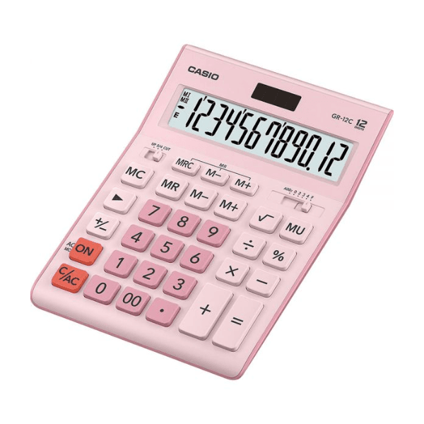 Anúncio: Calculadora Compacta Casio GR-12C-PK 12 Dígitos - Rosa
