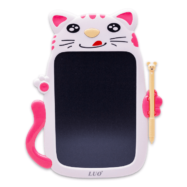 Anúncio: Painel De Escritura Tablet Luo Lcd 9.0" Pulegadas LU-A83 Digital Gráfico Eletrônico Portátil Placa de Desenho Manuscrito Pad para Crianças Adultos Casa Escola Escritório - Rosa/Branco