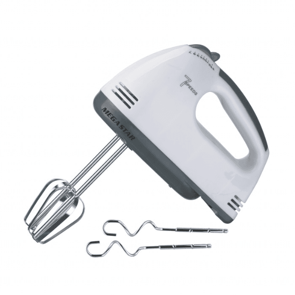Anúncio: Batedeira Eletrica Megastar GE118G Sem Bowl / 7 Velocidades / 300W / 220V ~ 50/60Hz - Branco/Cinza