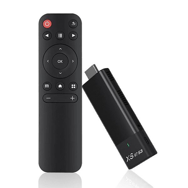 Anúncio: Adaptador para Streaming Media Player TV Stick XS 97S3 / Android TV / 4K / Full HD / Wi-Fi / Bluetooth - Preto