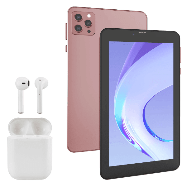 Anúncio: Tablet Rodicar X18 5G / 8GB+256GB / 4000 Mah / 5.0M+8.0M / Android 12 / Com Fone de Ouvido Sem Fio - Golden