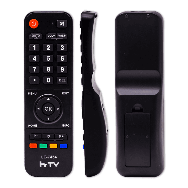 Anúncio: Controle Remoto Para Receptor Conversor H-TV3 / H-TV5 / LE-7454 / 2 Pilha AAA (Nao Incluida) - Preto