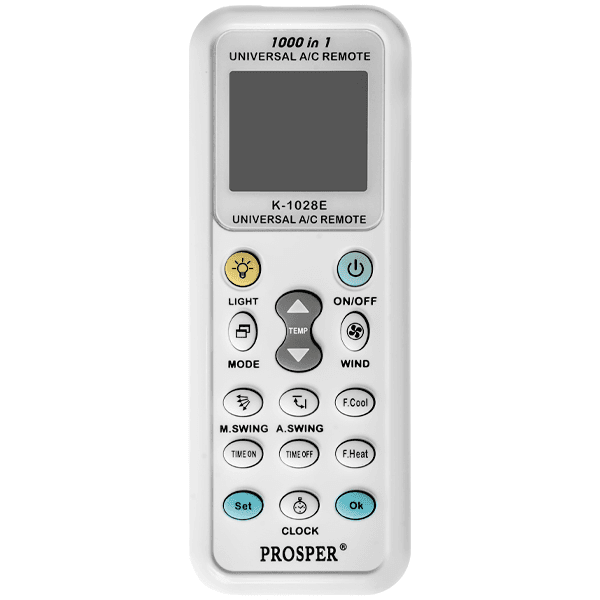 Anúncio: Controle Universal para Ar Condicionado Prosper K-1028E - Branco