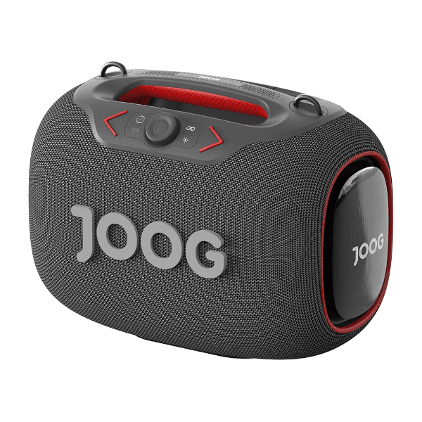 Anúncio: Speaker Joog Pair 1000 Com 2 Microfones Sem Fio / 130W / IPX6 / Bluetooth - Cinza (TRIPE NAO INCLUIDO)