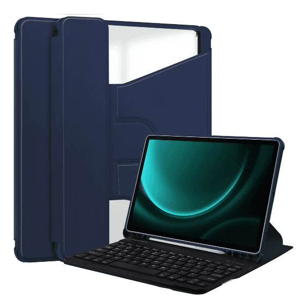 Anúncio: Capa Magnética 4life Para iPad Pro 11 Com Teclado Wireless / Porta Pencil / Compativel Com Android / iOS / Bluetooth - Azul Marino