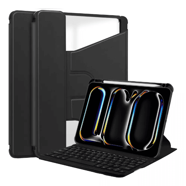 Anúncio: Capa Magnética 4life Para iPad Pro 11 Com Teclado Wireless / Porta Pencil / Compativel Com Android / iOS / Bluetooth - Preto