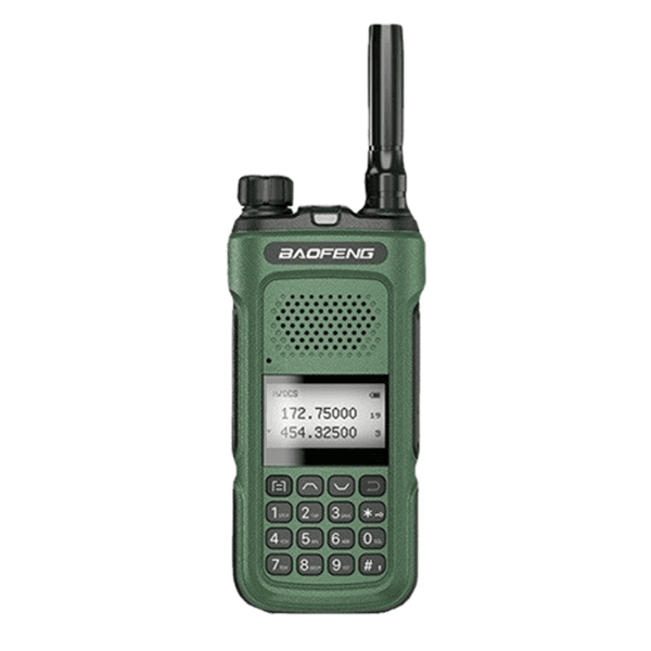 Anúncio: Rádio Walkie Talkie Baofeng BF-UV10 / 5W / VHF / UHF / 136-174Mhz / 128 Canais - Preto/Verde