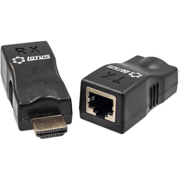 Anúncio: Extensor HDMI Lotus LT-143 / RJ-45 / Full HD / 30M - Preto