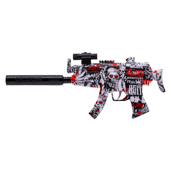 Anúncio: Pistola de Gel MP5 Submachin Gun 105VB Com Acessórios Varios - Branco/Vermelho