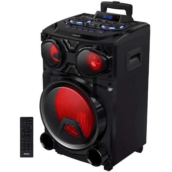 Anúncio: Caixa de Som Philips TAX3305/77 / 12" / 100W / Bluetooth / USB / FM - Preto