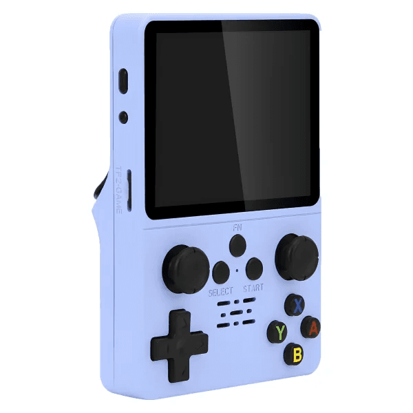 Anúncio: Consola Game Portatil GameBoy Switch R35S / Recarregável / PS1/PS2/PSP / 3.5'' / 1GB - Azul Claro