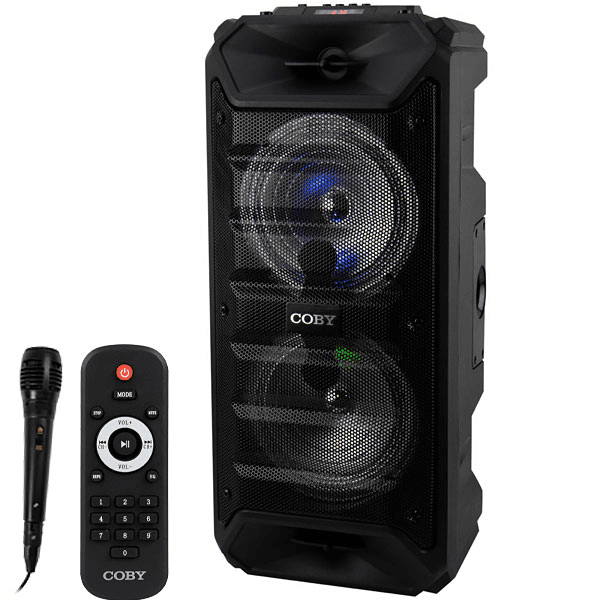 Anúncio: Caixa de Som Coby CY3376-260 / 30W / 2x 6.5'' / Bluetooth / USB / FM / AUX - Preto