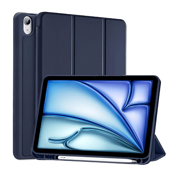 Anúncio: Capa / Protetor para Tablet Ipad Air 4/5 10.9 4Life com Compartimento para Pencil - Dark Blue