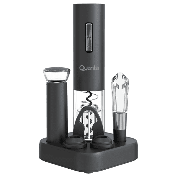 Anúncio: Kit Abridor de Vinho Eletrico Quanta 6 em 1 NobleVintner QTKAV610 / Recarregavel - Preto