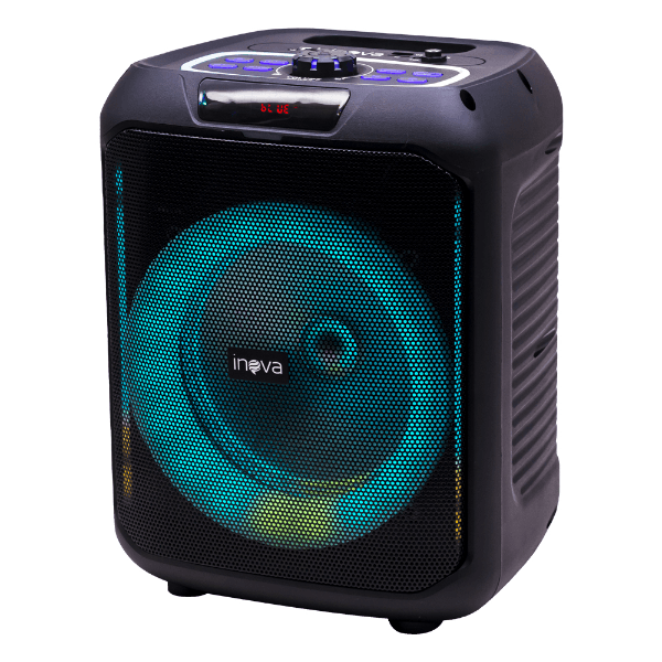 Anúncio: Speaker / Caixa de Som Portatil Inova RAD-0037 Remix P2 / 8" / 20W / Com Microfone / USB / TF / FM / Bluetooth - Preto
