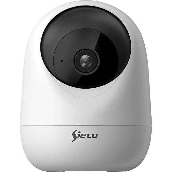Anúncio: Camera de Segurança Sieco S33 Indoor / Wifi / 1080P / Microfone / Alarma / Detecção Humana / Visao Noturna - Branco/Preto