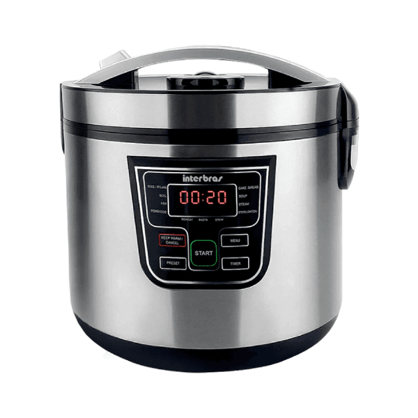 Anúncio: Panela Eletrica Para Arroz Multicooker Interbras A10BR / 5 Litros / 900W / 110V - Inox