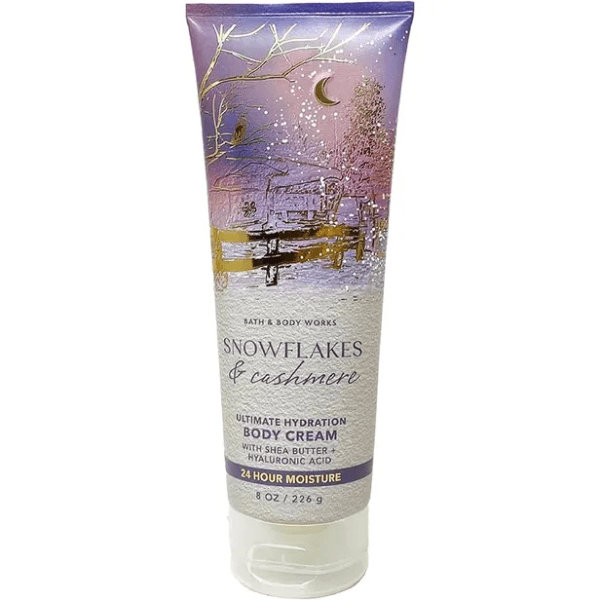 Anúncio: Creme Corporal Bath & Body Works Snowflakes & Cashmere 226G