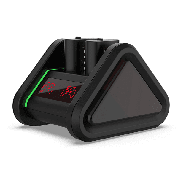 Anúncio: Base Carregador Para Bateria de Controle Dobe X-Series TYX-0672S / Inclui 2 Baterias (1200Mah) Para XBOX / X-Series S/X / X-ONE S/X - Preto