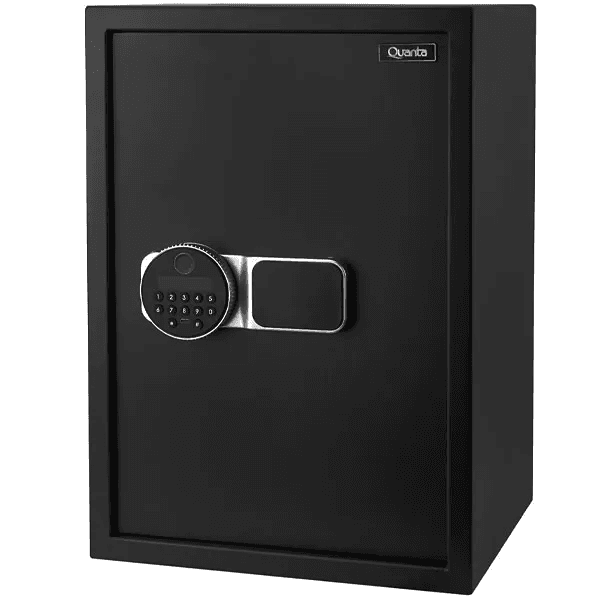 Anúncio: Cofre Digital Quanta QTCFB43 com Biometria / 43 Litros / Senha de 8 Dígitos / A Pilha - Preto