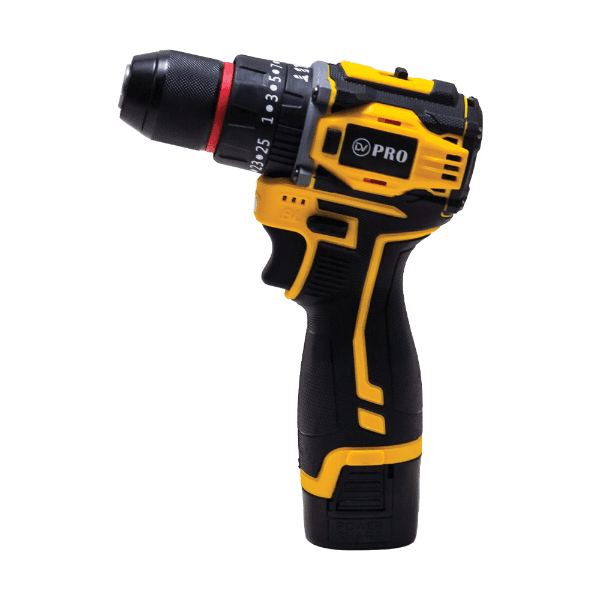 Anúncio: Furadeira e Parafusadeira Sem Fio DV-6004B / 16.8V / Bivolt - Amarelo/Preto