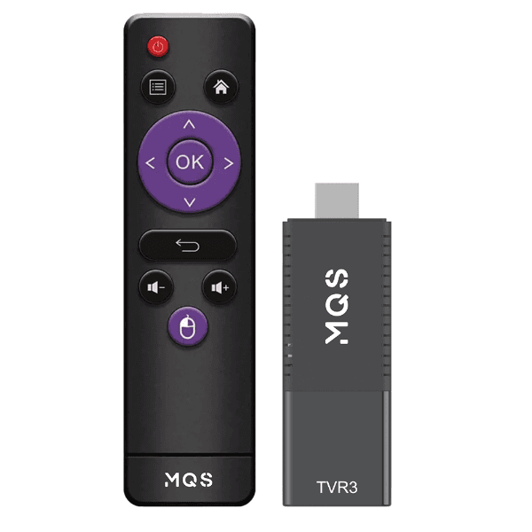 Anúncio: Media Player Mini TV Stick MQS TVR3 / 2GB / 16GB / Wfi / 8K Ultra HD / Android 13 - Preto