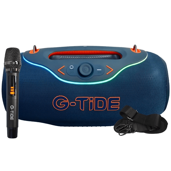 Anúncio: Speaker G-TiDE ThunderBass Pro Com Bluetooth / AUX / USB / 200W / Microfone - Azul