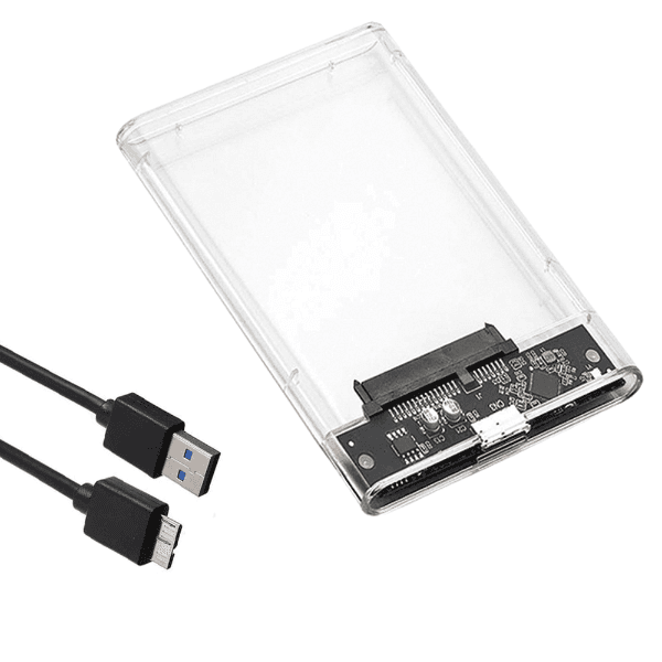 Anúncio: Gaveta Para HDD Externo Case 2.5" AJ-N06 / USB 3.0 / Sata III / 6 Gbps / Case Transparente