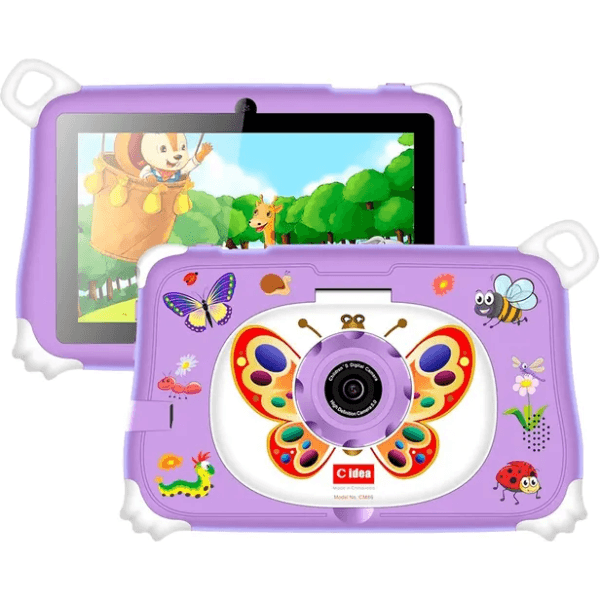 Anúncio: Tablet C Idea CM86 Kids Para Criança / 6GB + 128GB / Tela 7" / WiFi / Android 15 - Purple