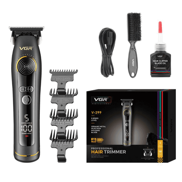 Anúncio: Aparador / Cortador de Cabelo Voyager VGR V-299 Hair Trimmer / 9000Rpm / Com Acessórios / Recarregável - Preto