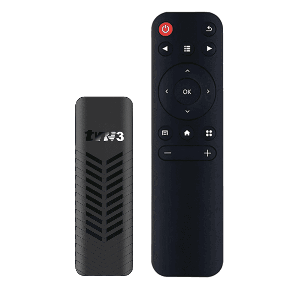 Anúncio: Media Player TV Stick TVR3 / 8GB + 128GB / 4K / Android 14 - Preto