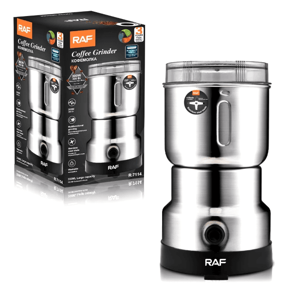 Anúncio: Moedor de Cafe Eletrico Raf R.7114 / 300W / 220V - Inox