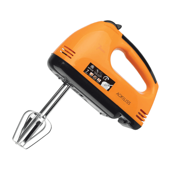 Anúncio: Mini Batedeira Eletrica Ackiliss ACL-6633O Sem Bowl / 270W / 7 Velocidades / 220-240V ~ 50/60Hz - Naranja/Preto