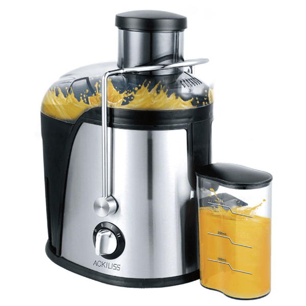 Anúncio: Extrator de Suco Ackiliss ACL-2805 / 600W / 350ML / 220-240V ~ 50/60Hz - Preto/Inox