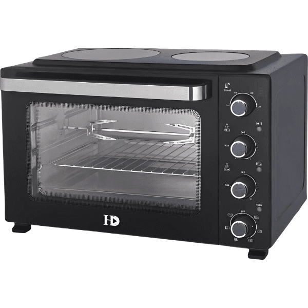 Anúncio: Forno Eletrico HD Play HD480B Com Placa Vitrocerâmica / 3300W / 220V ~ 50/60Hz - Preto