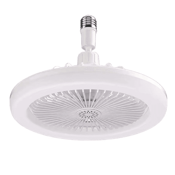 Anúncio: Mini Ventilador de Teto Com LED Aromatherapy / Com Controle Remoto / 3000K-6500K / 85-265V ~ 50/60Hz - Branco