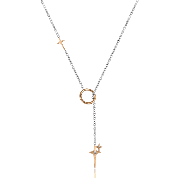 Anúncio: Colar Feminino Daniel Klein DKJ.15.20002-4 - Prata/Rose Gold