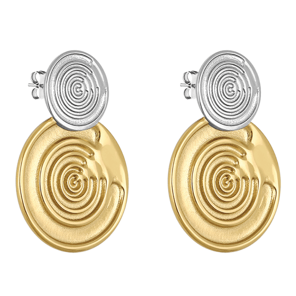 Anúncio: Brinco Feminino Daniel Klein DKJ.15.30003-3 - Dourado/Prata