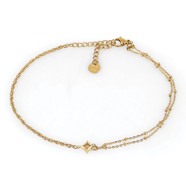 Anúncio: Tornozeleira Feminina Daniel Klein DKJ.5.50009-2 - Gold