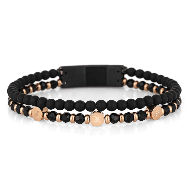 Anúncio: Pulseira Masculino Daniel Klein DKJ.6.10027-3 - Preto/Rose Gold