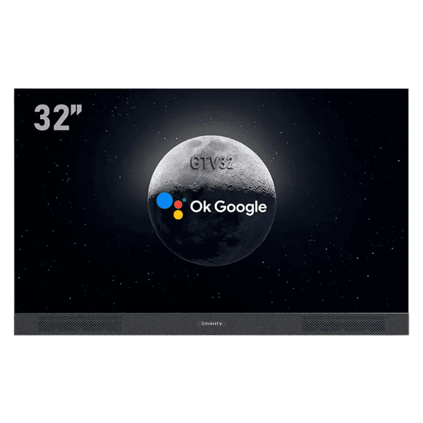 Anúncio: Smart TV LED Smartfy GTV32 / 32'' / Full HD / HDMI / USB / Com SoundBar / Google TV - Preto