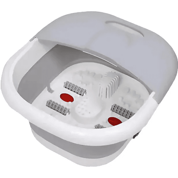 Anúncio: Massageador Eletrico Para Pés More Fitness MF-20 Spa Dobrável / 220V ~ 50/60Hz - Branco/Cinza