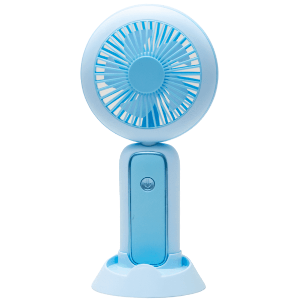 Anúncio: Mini Ventilador Portátil Hengda YQ10534 / 3 Velocidades / Recarregavel - Azul